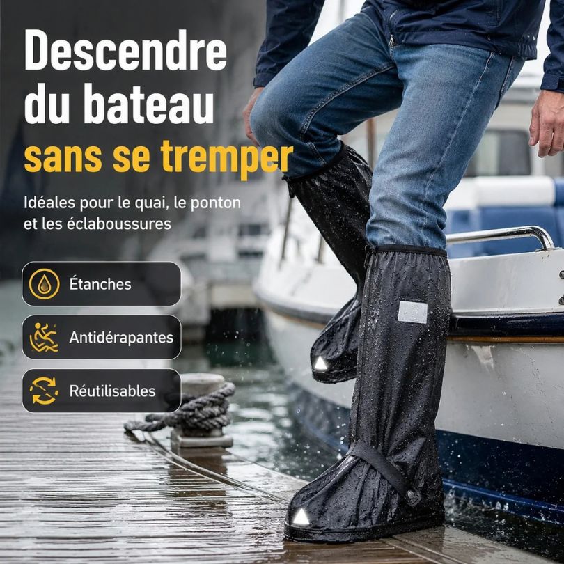 Descendre du bateau sans se tremper