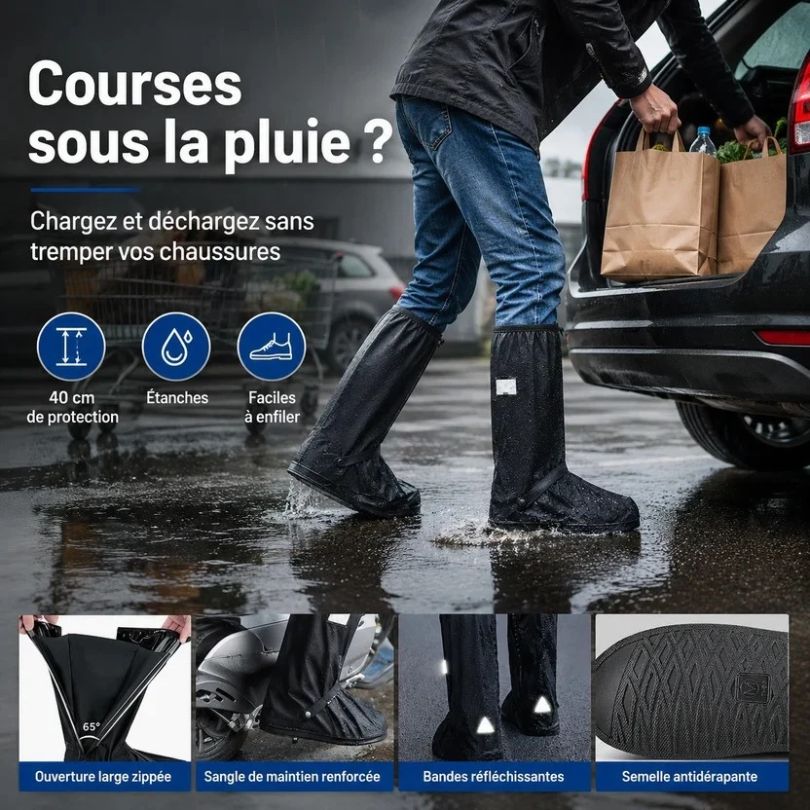 Courses sous la pluie sans tremper vos chaussures