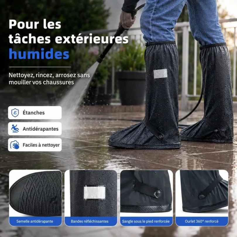 Tâches extérieures humides : nettoyer, rincer, arroser